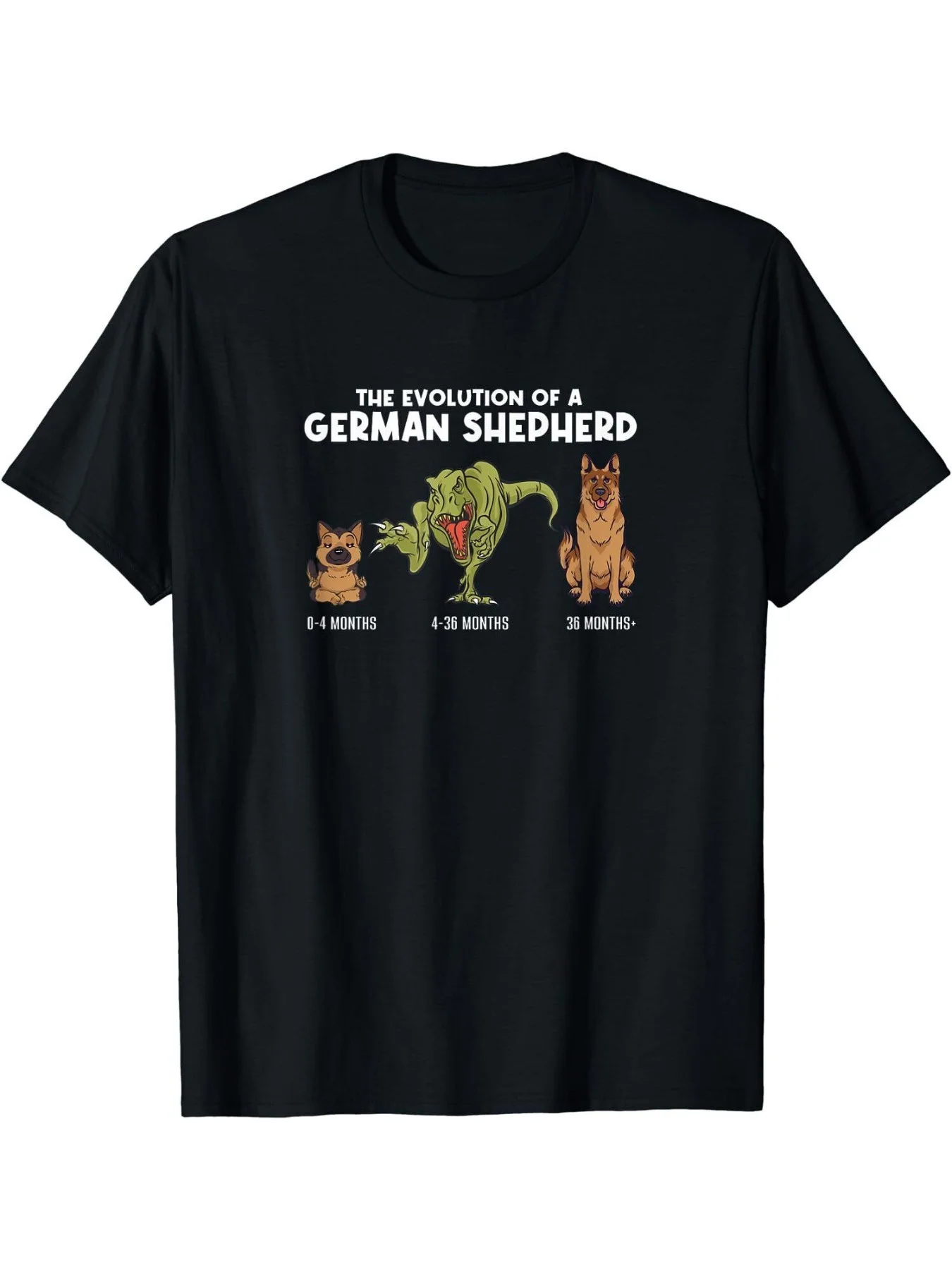 Men'S Fashion Evolution - New Funny Evolution German Shepherd, German