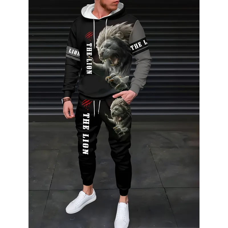 Men'S Fashion And Style - 2026 Casual Sweater Sweatpants 2 Piece