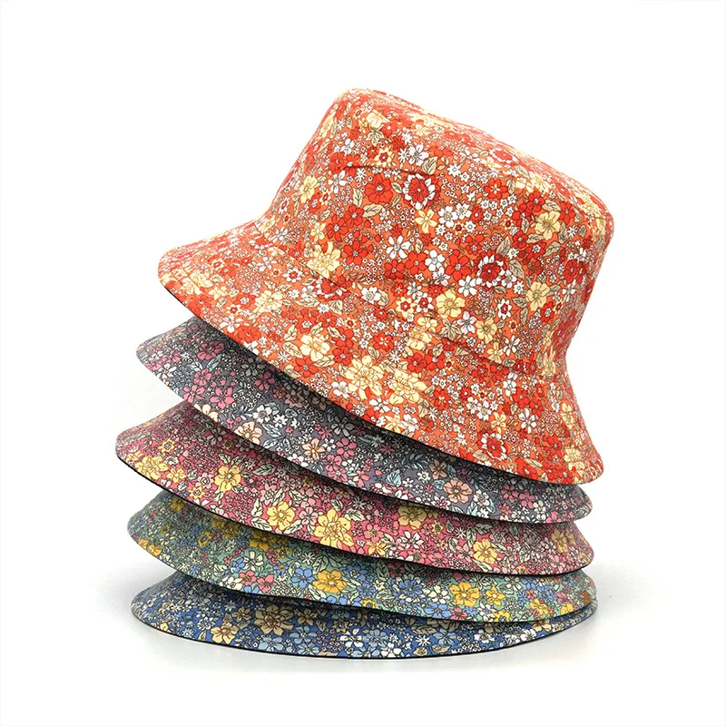 Reversible Bucket Hats Floral  - Mens Fashion Bucket Hat ulasan dan harga