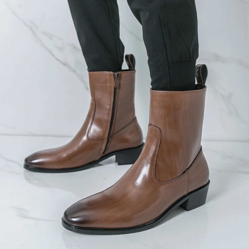 Classic Comfy Ankle Boots Bota - Chelsea Boots Men ulasan dan harga