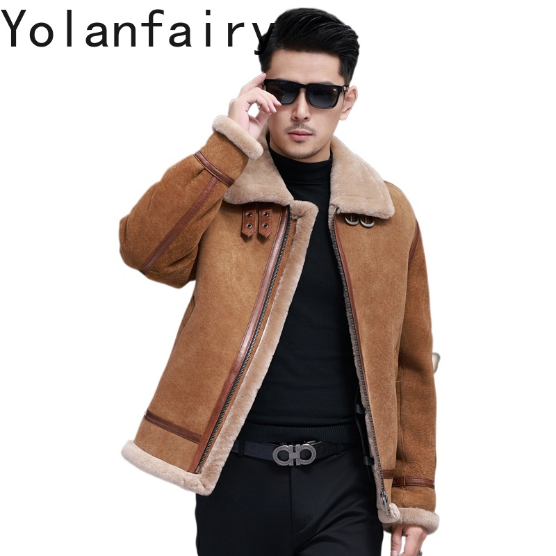 YOLANFAIRY High Quality Real S - Men'S Fashion Zipper Jacket ulasan dan harga