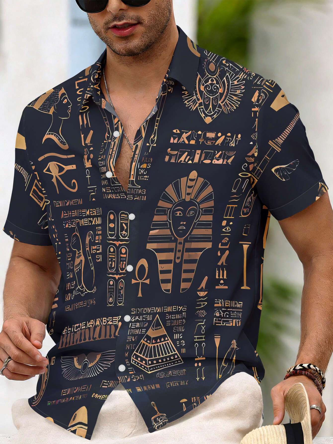 Vintage Egypt Symbol Pharaoh C - Men Fashion Egypt ulasan dan harga
