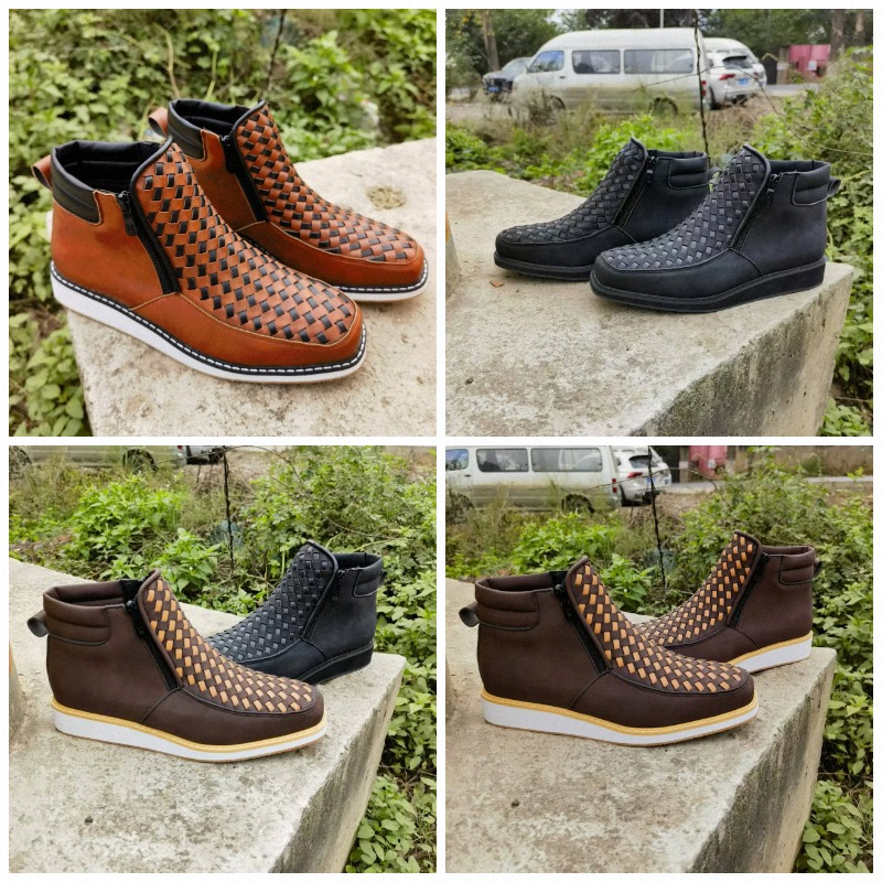 Men's Trend Side Zipper Shoes  - Mens Fashion Trend 2026 ulasan dan harga