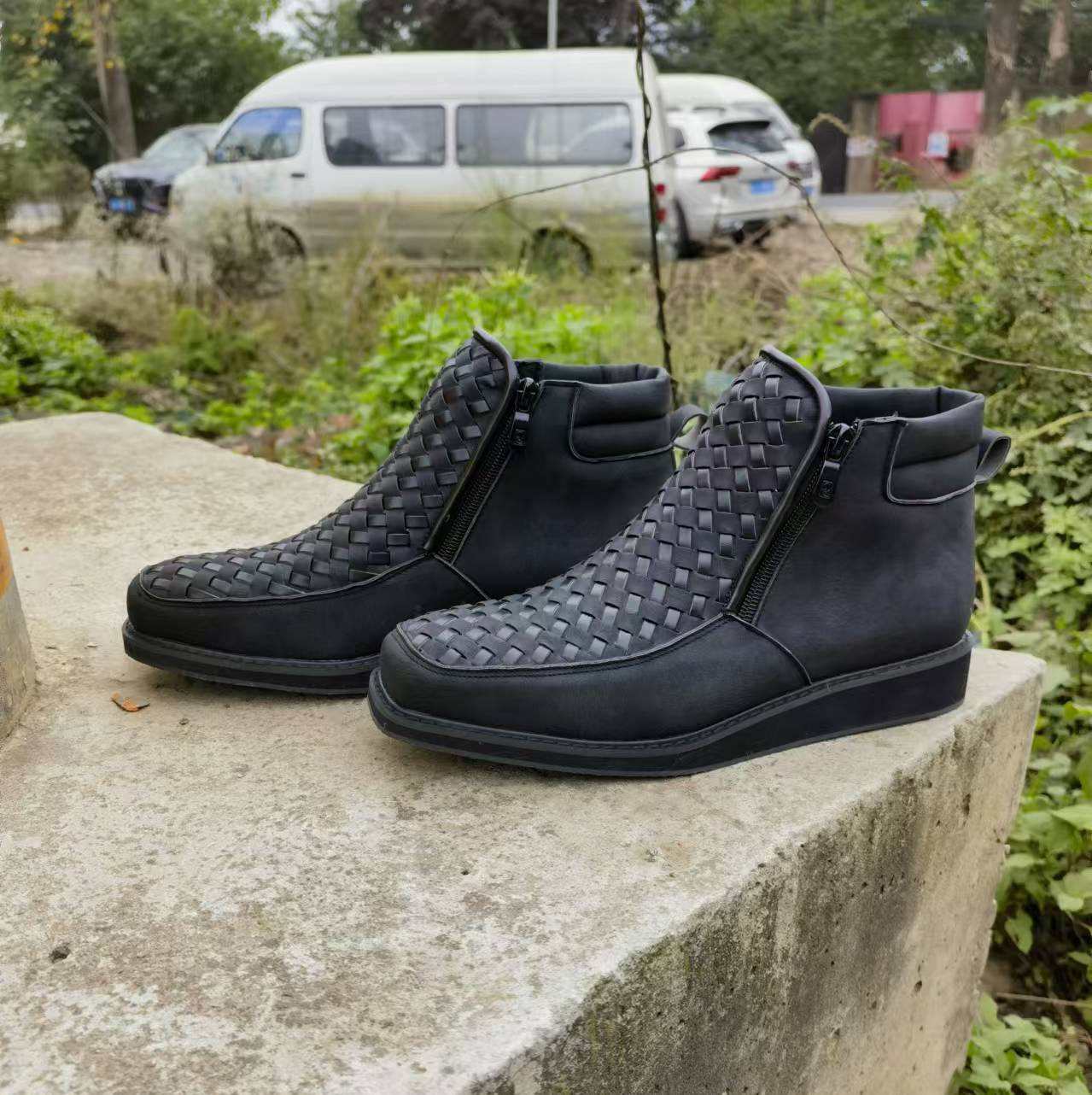Men's Trend Side Zipper Shoes  - Mens Fashion Trend 2026 ulasan dan harga
