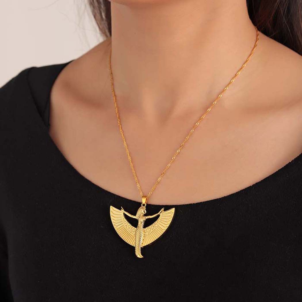 QIAMNI Egyptian Goddess Isis P - Men Fashion Egypt ulasan dan harga