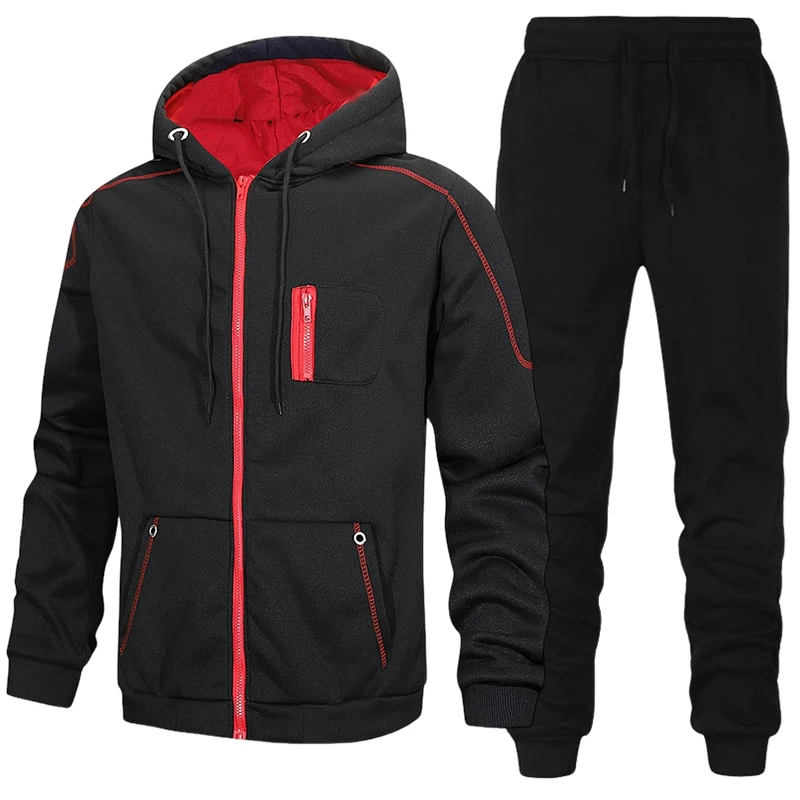 Fashion Men's Tracksuit Casual - Men'S Fashion Zipper Jacket ulasan dan harga