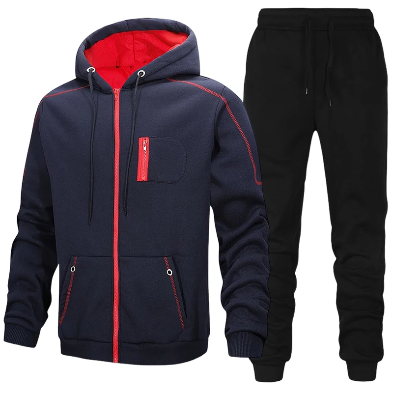 Fashion Men's Tracksuit Casual - Men'S Fashion Zipper Jacket ulasan dan harga