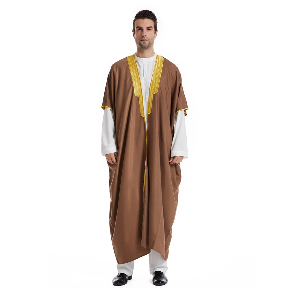Middle East Mens Robe Muslim D - Dubai Men'S Fashion ulasan dan harga