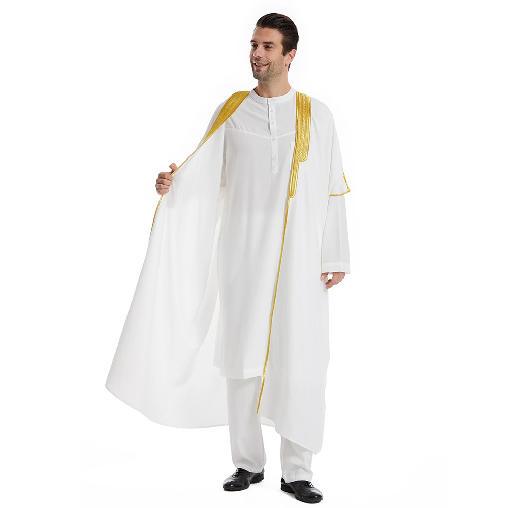 Middle East Mens Robe Muslim D - Dubai Men'S Fashion ulasan dan harga