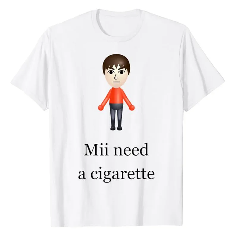 Mii Needs Cigarettes, T-shirts - Men'S Fashion Haircuts ulasan dan harga