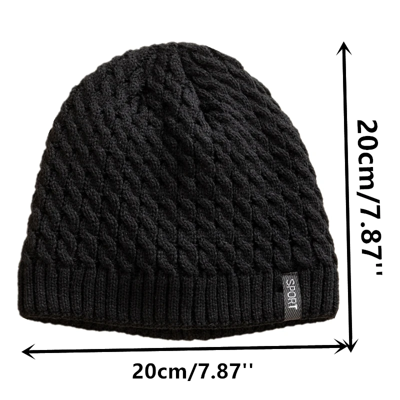 Unisex Sports Label Knitted Ha - Men'S Fashion Labels ulasan dan harga