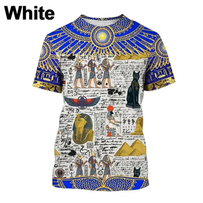 3D Printed Pharaoh Anubis T-Sh - Men Fashion Egypt ulasan dan harga
