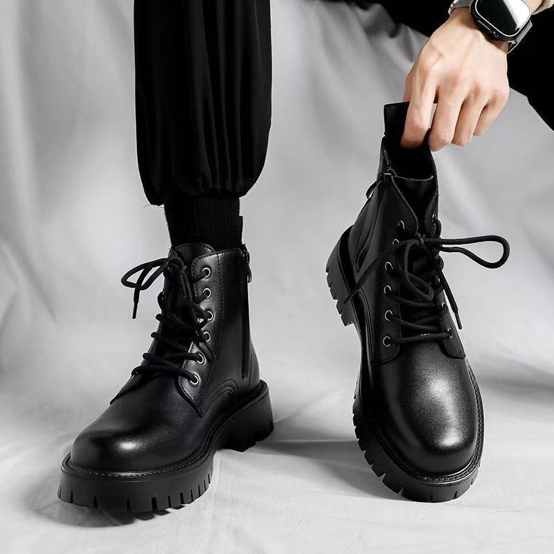 Men Chelsea Boots British Styl - Chelsea Boots Men ulasan dan harga