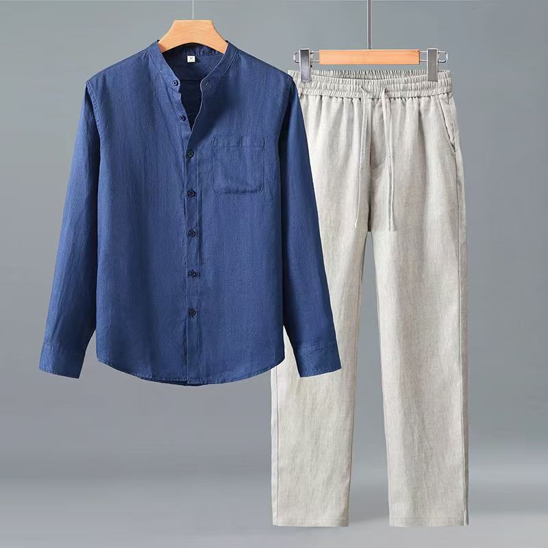 (Shirt + trousers) 2026 summer - Men'S Fashion And Style ulasan dan harga
