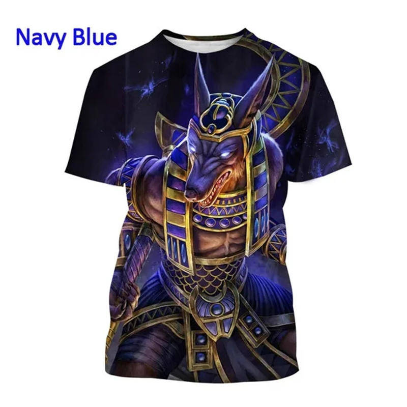 Grim Reaper Anubis 3D Printed  - Men Fashion Egypt ulasan dan harga