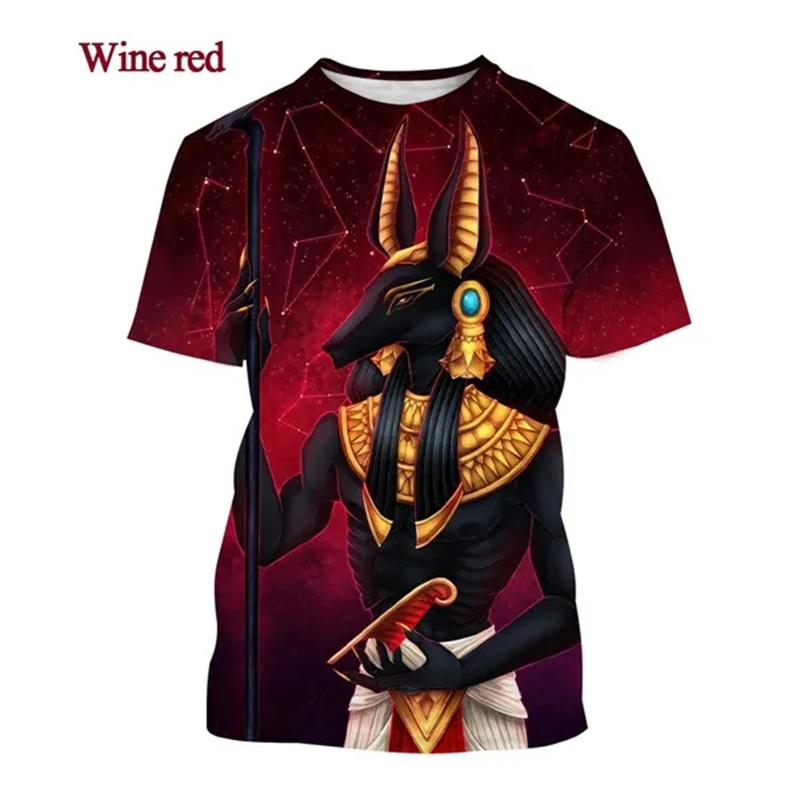 Grim Reaper Anubis 3D Printed  - Men Fashion Egypt ulasan dan harga