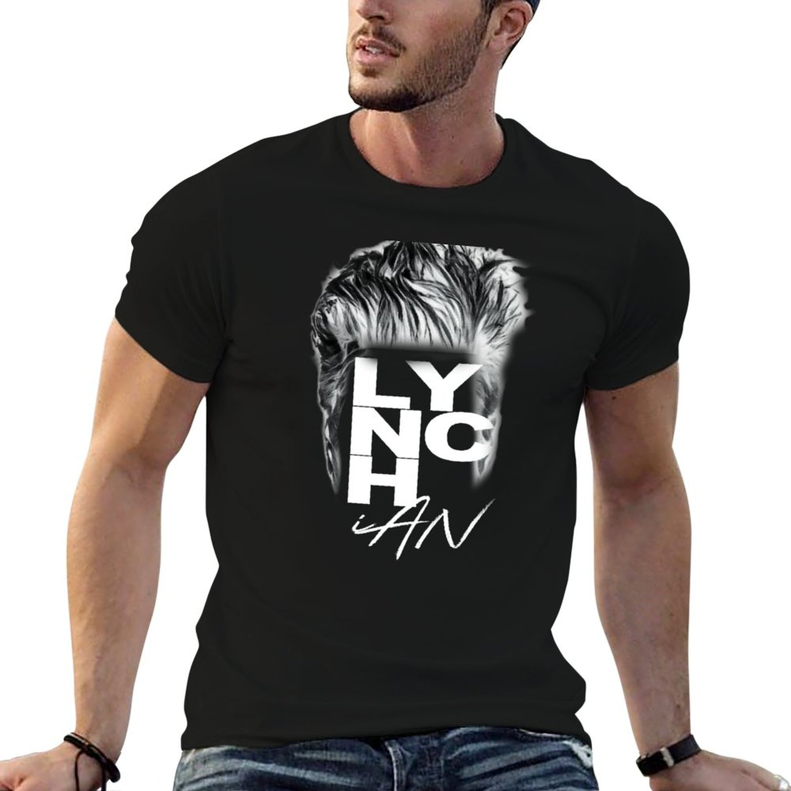 Lynch Haircut - Black T-Shirt  - Men'S Fashion Haircuts ulasan dan harga