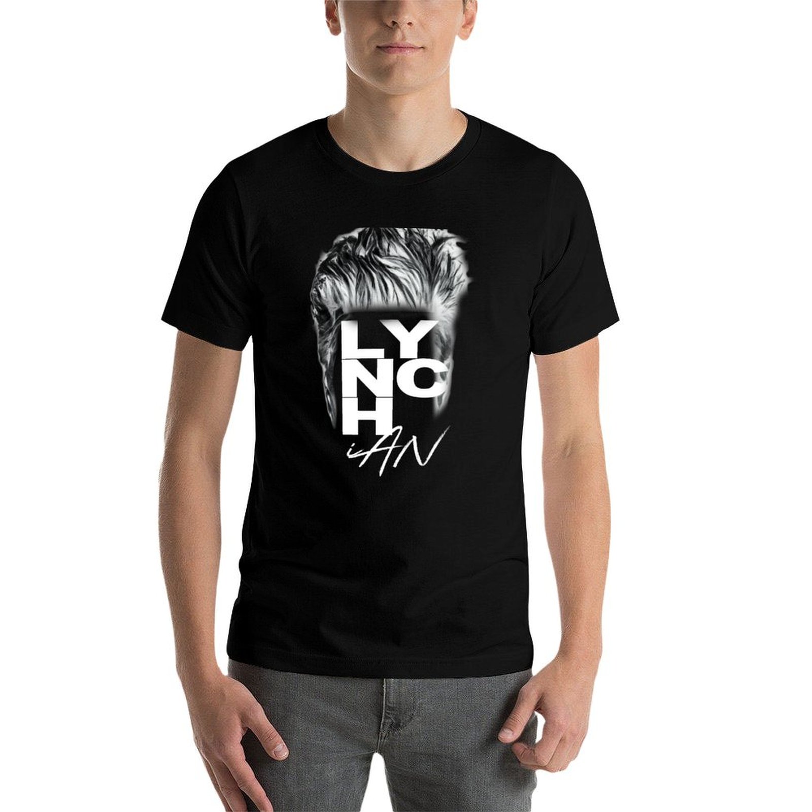 Lynch Haircut - Black T-Shirt  - Men'S Fashion Haircuts ulasan dan harga