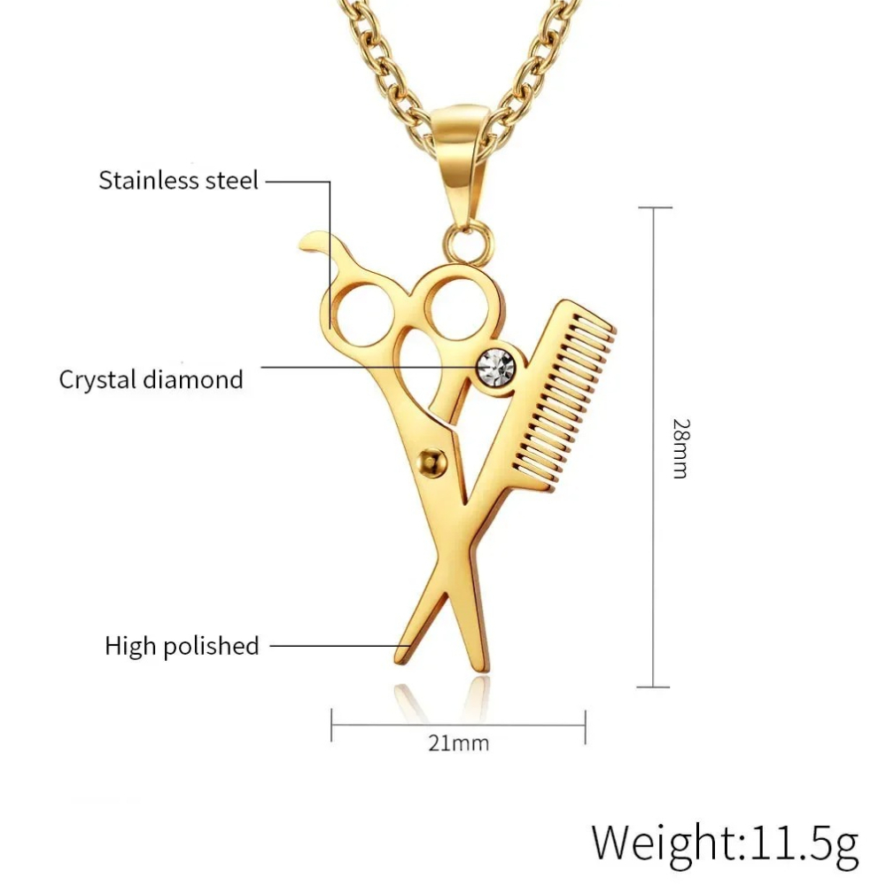 Hairstylist Scissors Comb Pend - Men'S Fashion Haircuts ulasan dan harga