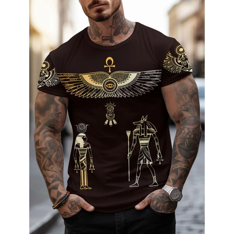 Ancient Egypt Graphic T Shirt  - Men Fashion Egypt ulasan dan harga