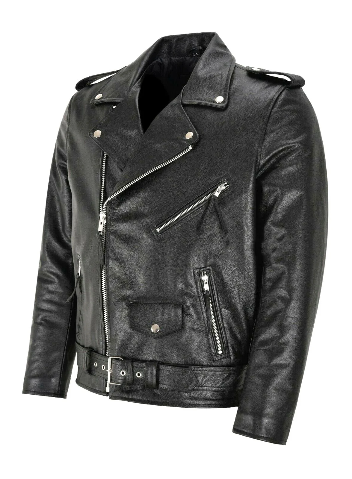 Mens Fashion Leather Jacket Sl - Men'S Fashion Zipper Jacket ulasan dan harga