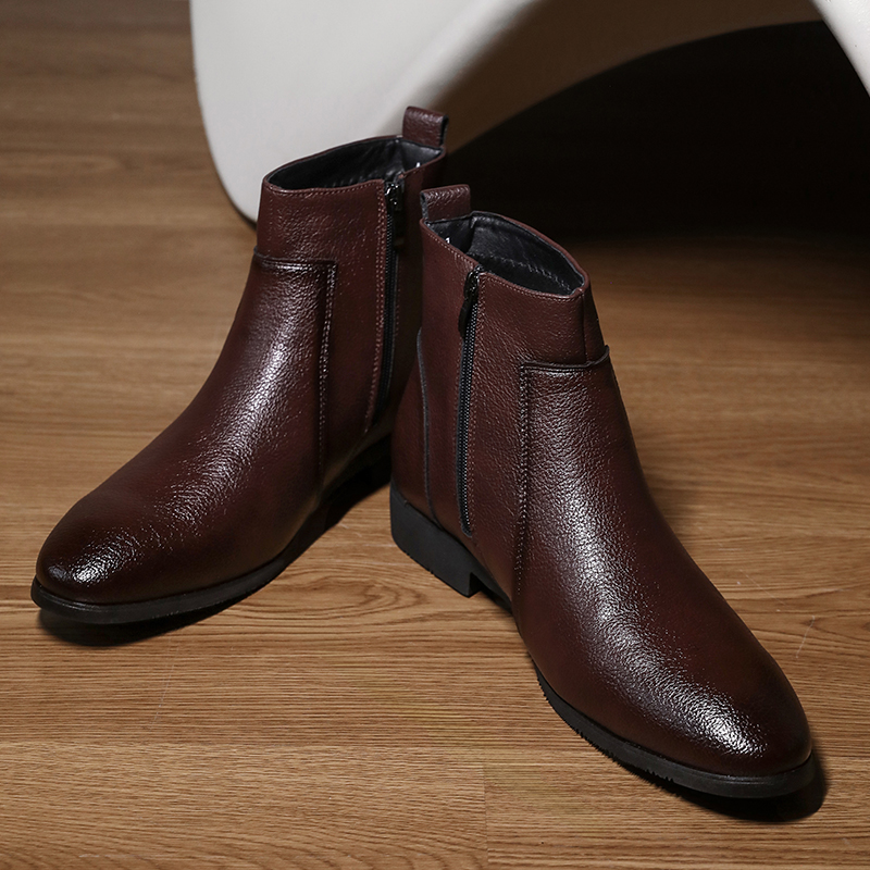 Business Casual Men's Soft Lea - Chelsea Boots Men ulasan dan harga