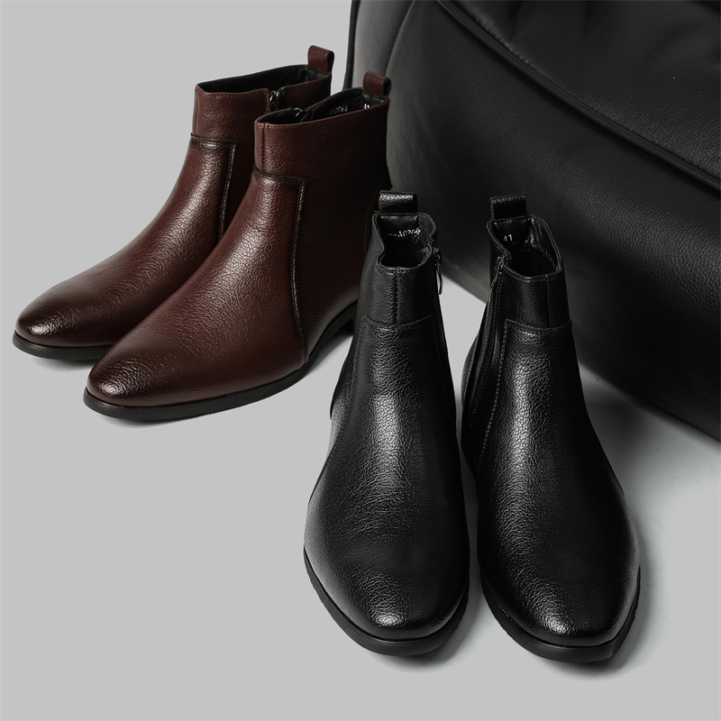 Business Casual Men's Soft Lea - Chelsea Boots Men ulasan dan harga