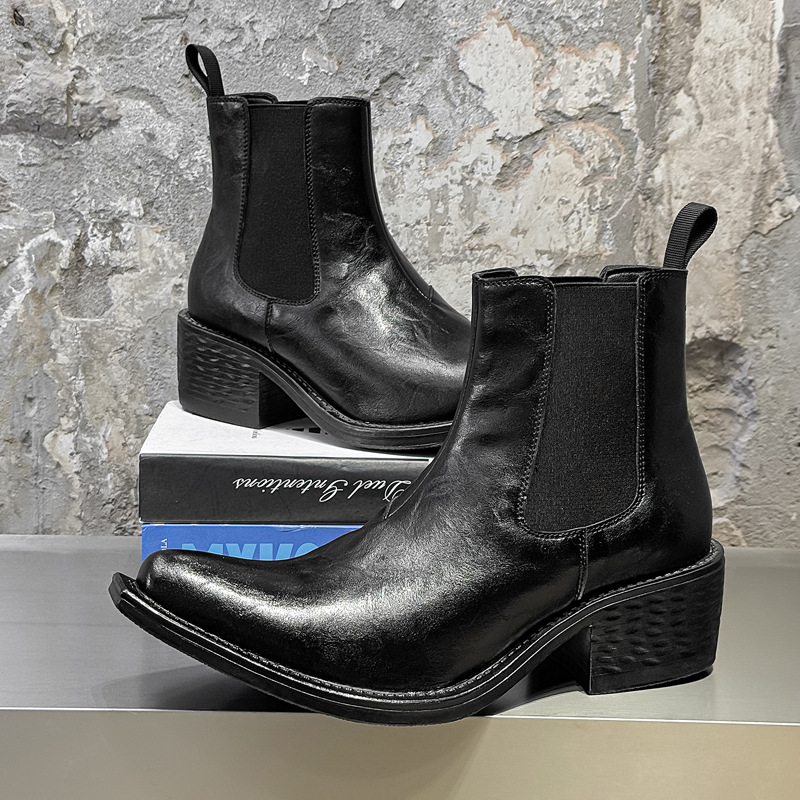 big size mens fashion hip hop  - Chelsea Boots Men ulasan dan harga