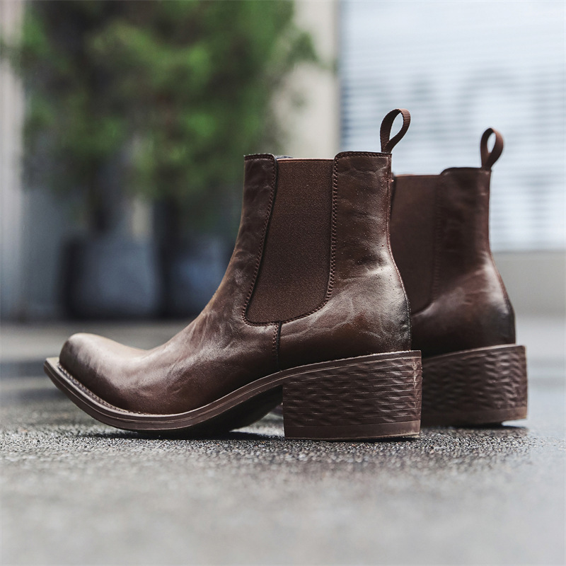 big size mens fashion hip hop  - Chelsea Boots Men ulasan dan harga