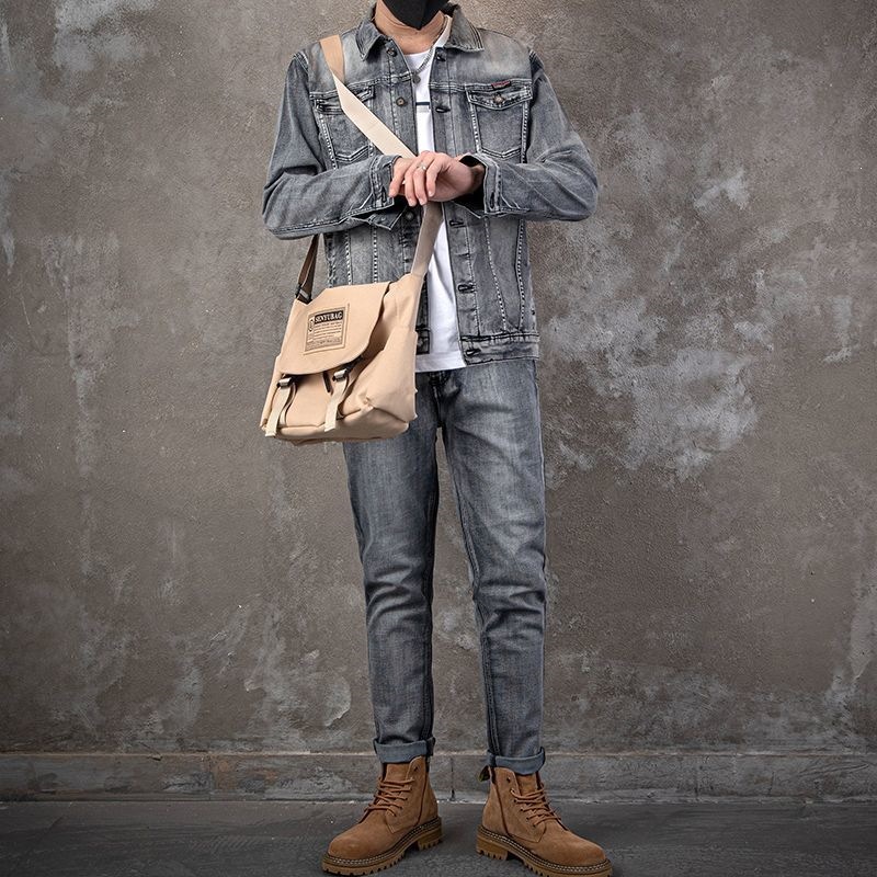 2026 Fashion Casual Men's Deni - Men'S Fashion Zipper Jacket ulasan dan harga