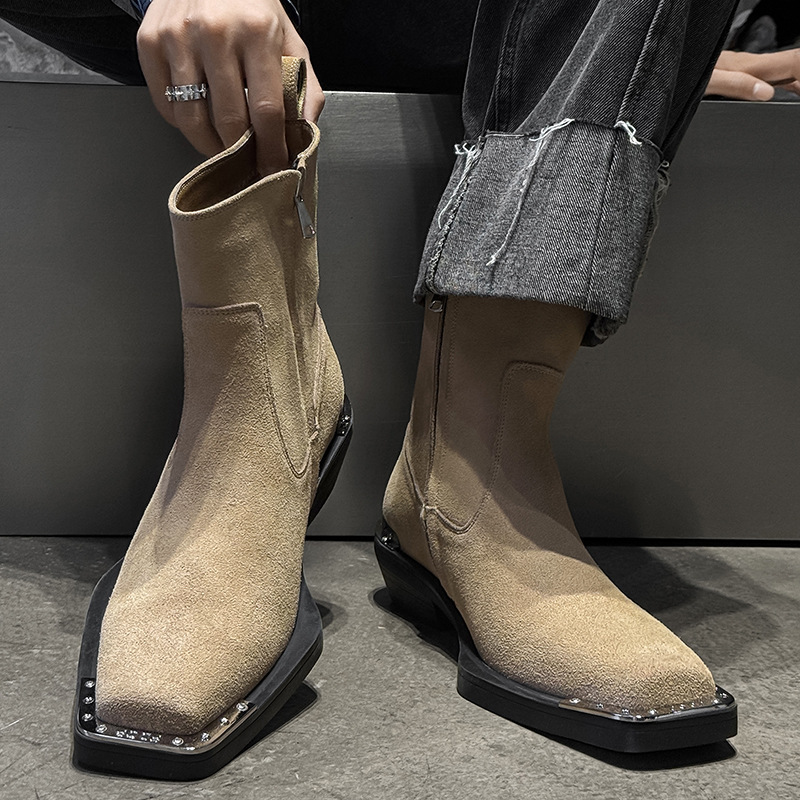 England style men casual party - Chelsea Boots Men ulasan dan harga