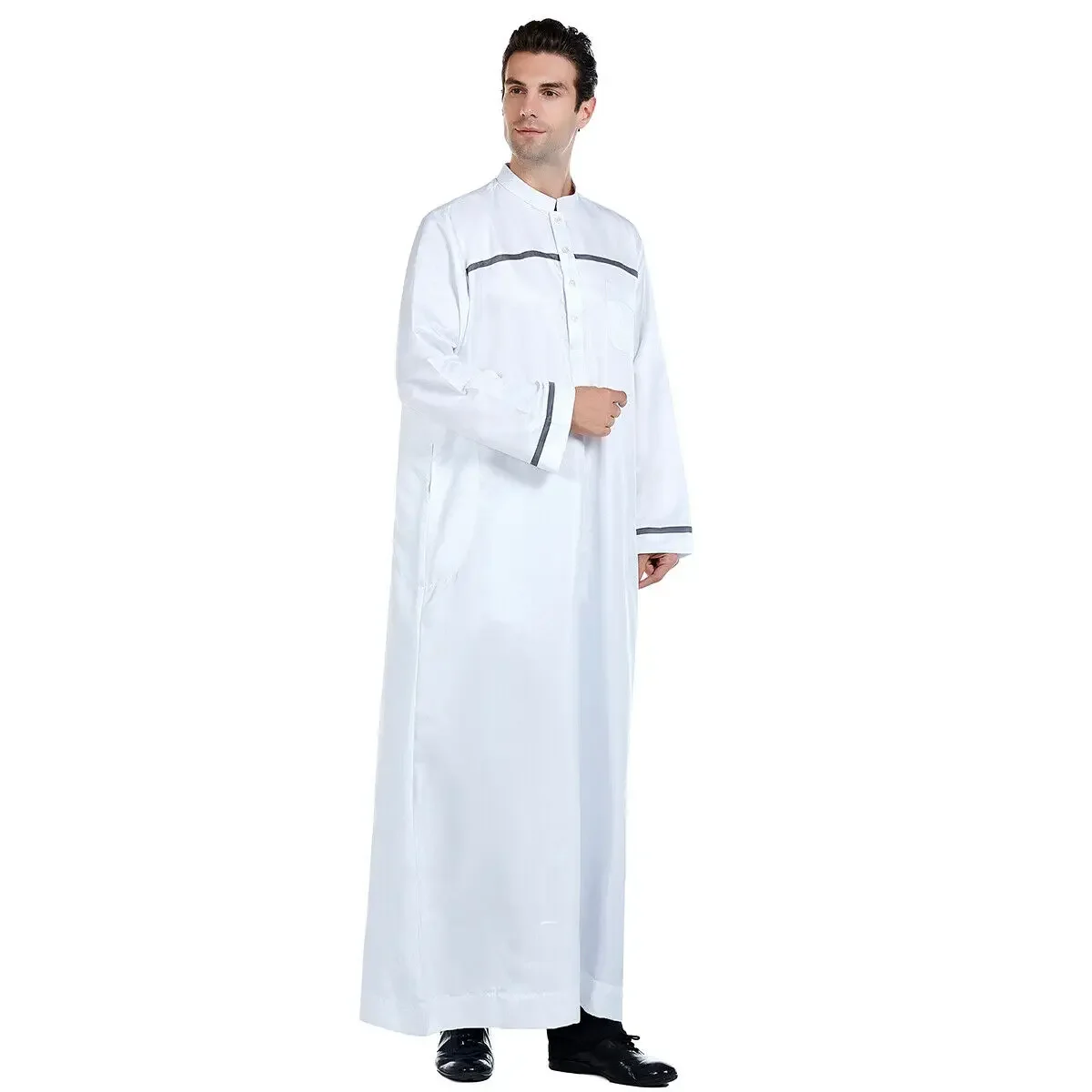 Saudi Arabic Men Thobe Jubba A - Dubai Men'S Fashion ulasan dan harga