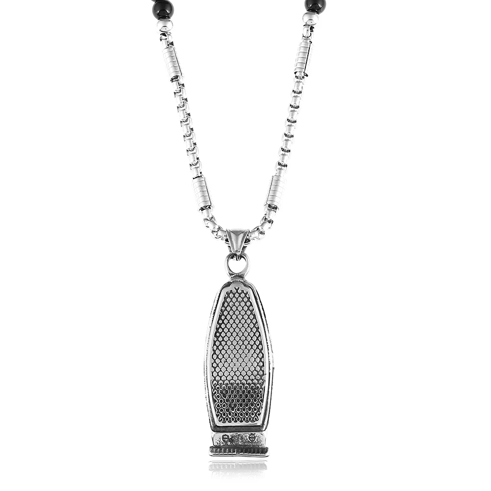 Men's Barber Pendant Necklace  - Men'S Fashion Haircuts ulasan dan harga
