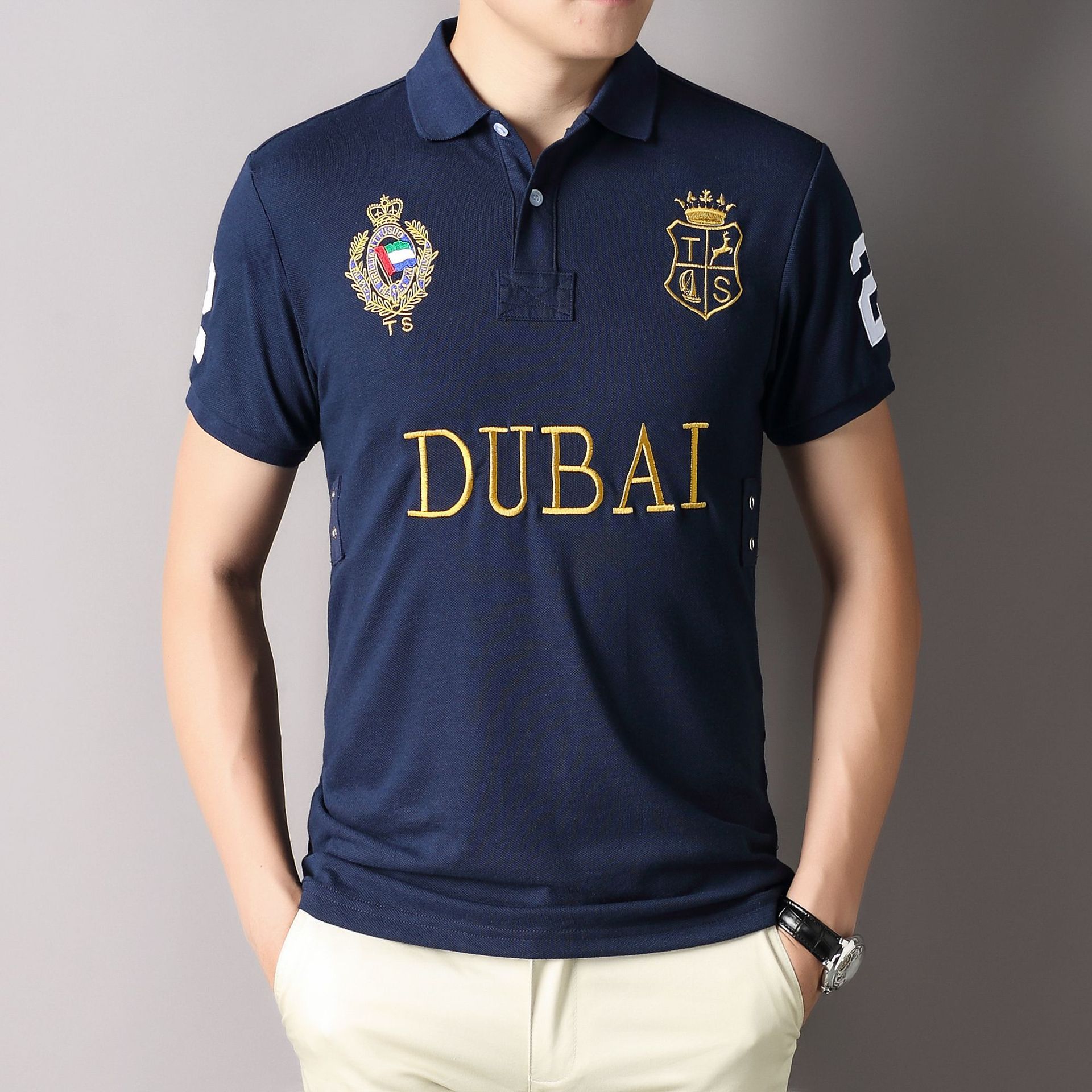 New Polo Shirts for Men Cotton - Dubai Men'S Fashion ulasan dan harga