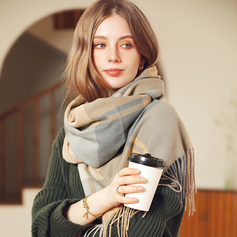 100% Wool Women Scarf Autumn W - Men'S Fashion And Style ulasan dan harga