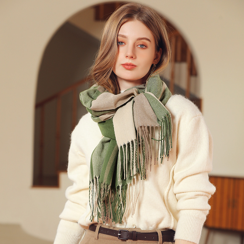 100% Wool Women Scarf Autumn W - Men'S Fashion And Style ulasan dan harga