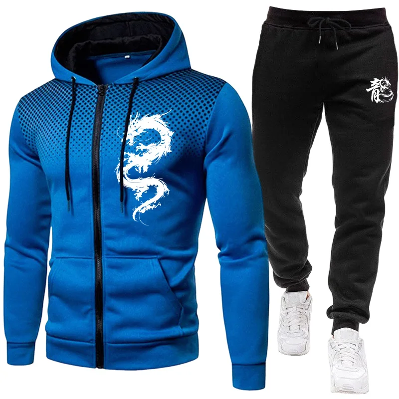 Men's Paris Dragon Pattern Fas - Men'S Fashion Hoodie ulasan dan harga