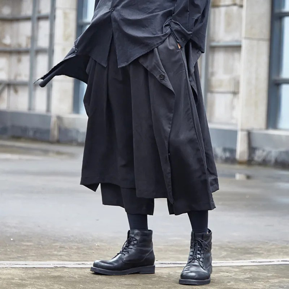 Gothic Dark Pants Y2k Irregula - Mens Fashion Trend 2026 ulasan dan harga
