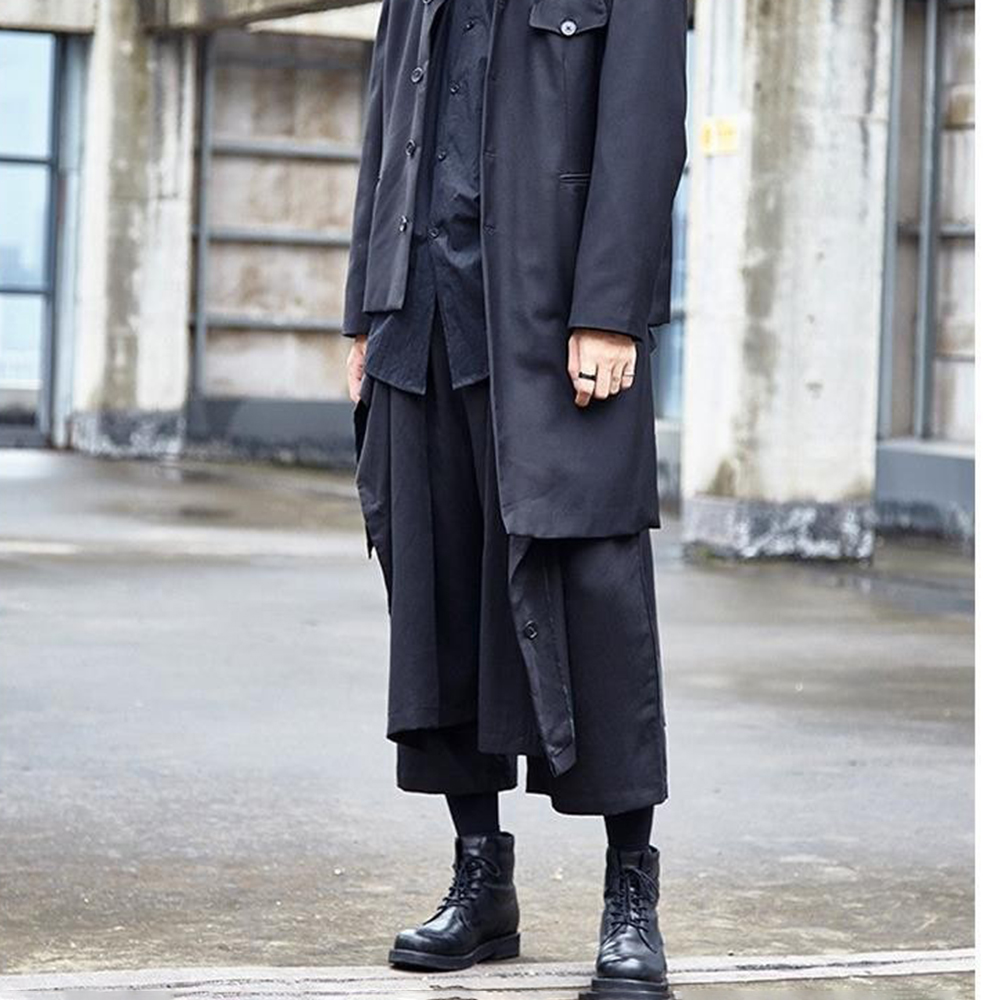 Gothic Dark Pants Y2k Irregula - Mens Fashion Trend 2026 ulasan dan harga
