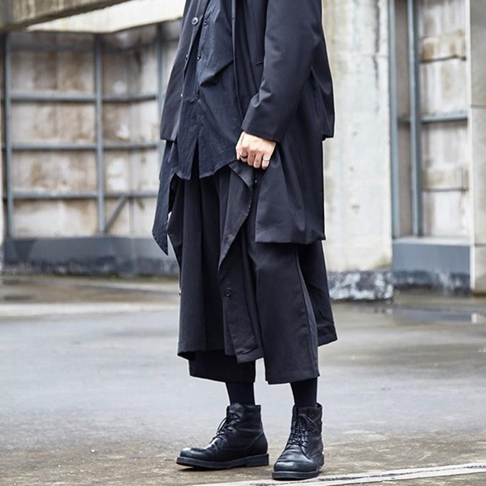 Gothic Dark Pants Y2k Irregula - Mens Fashion Trend 2026 ulasan dan harga