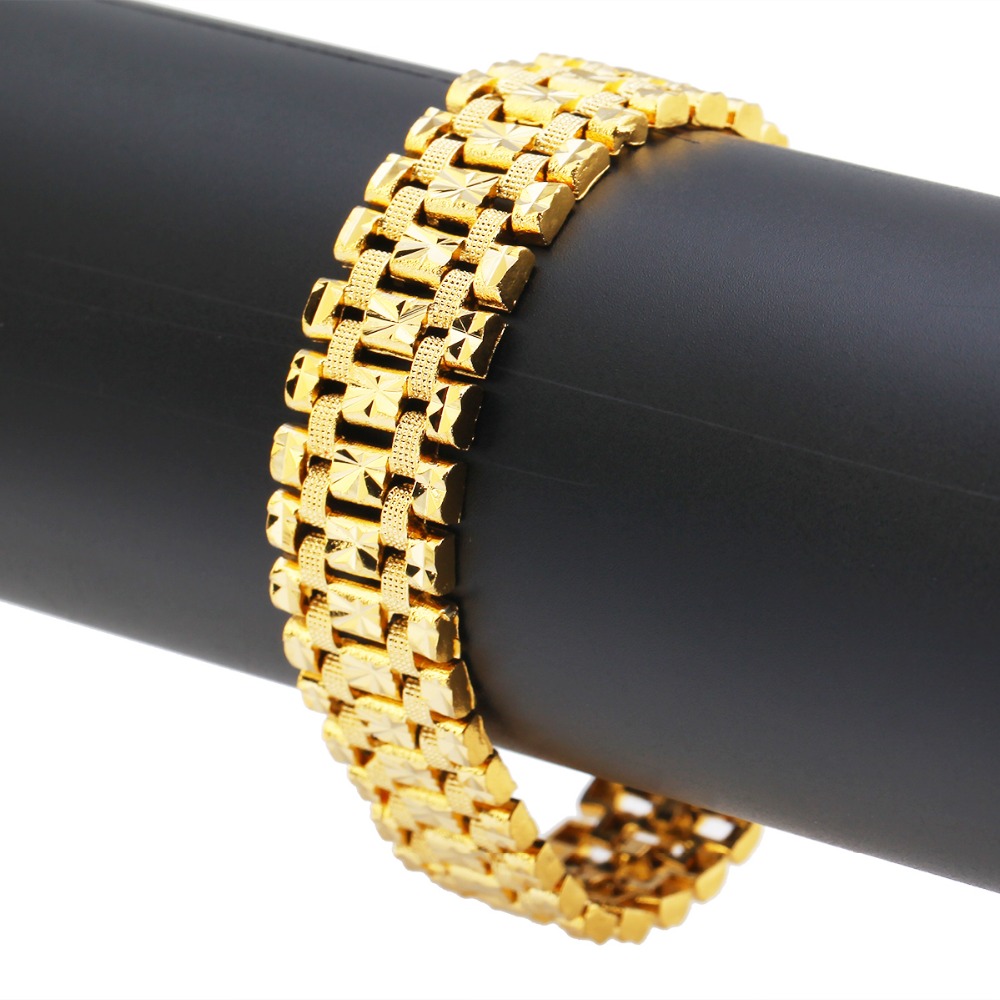 Dubai Gold Bracelet Gold Color - Dubai Men'S Fashion ulasan dan harga