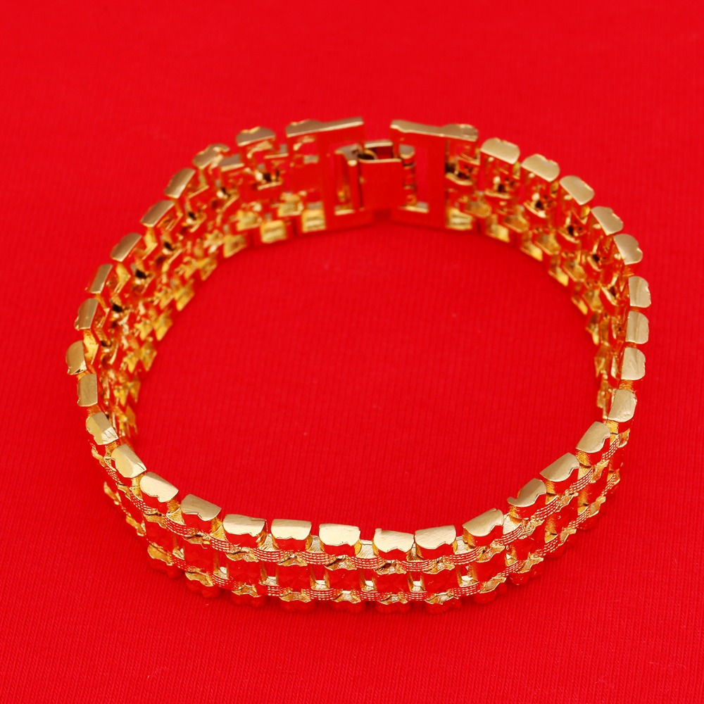 Dubai Gold Bracelet Gold Color - Dubai Men'S Fashion ulasan dan harga