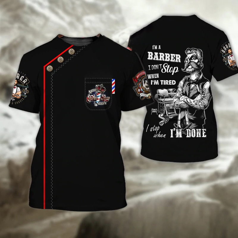 Barber Uniform Fake Suit Graph - Men'S Fashion Haircuts ulasan dan harga