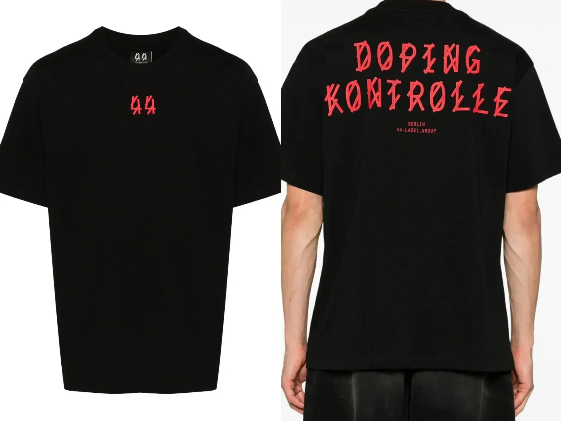 44 LABEL GROUP Cotton T-shirt  - Men'S Fashion Labels ulasan dan harga